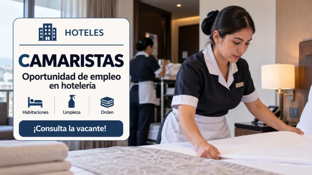 Camarista para hoteles
