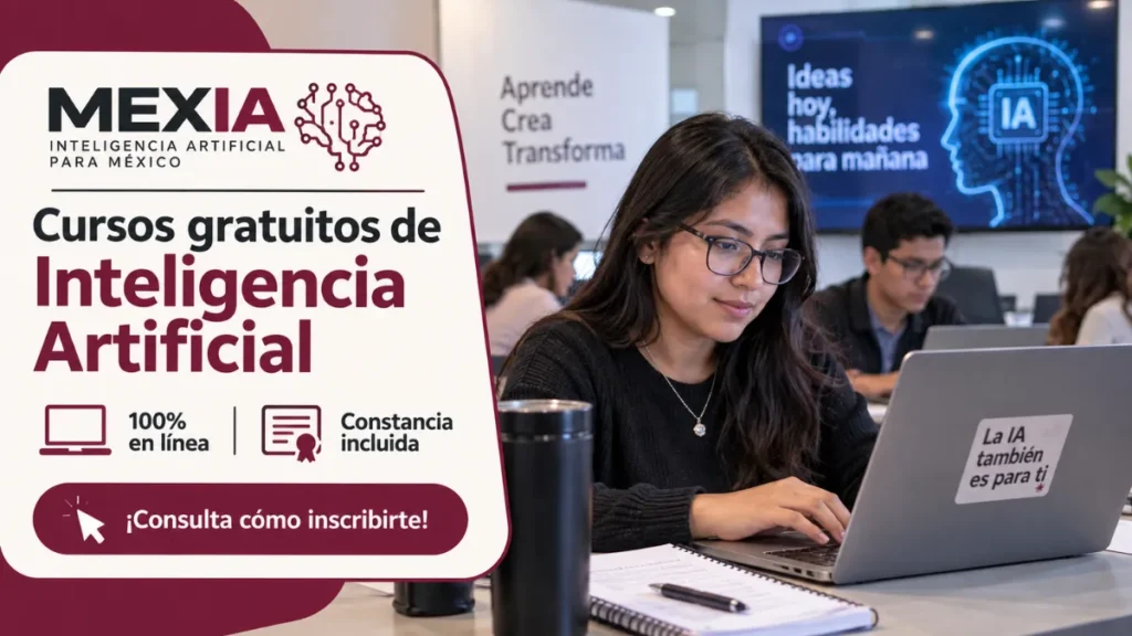 Cursos gratuitos de Inteligencia Artificial MEXIA