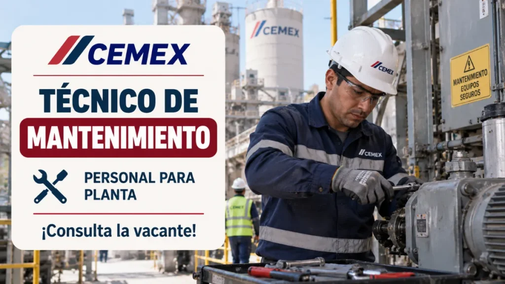 Técnico de mantenimiento en CEMEX México