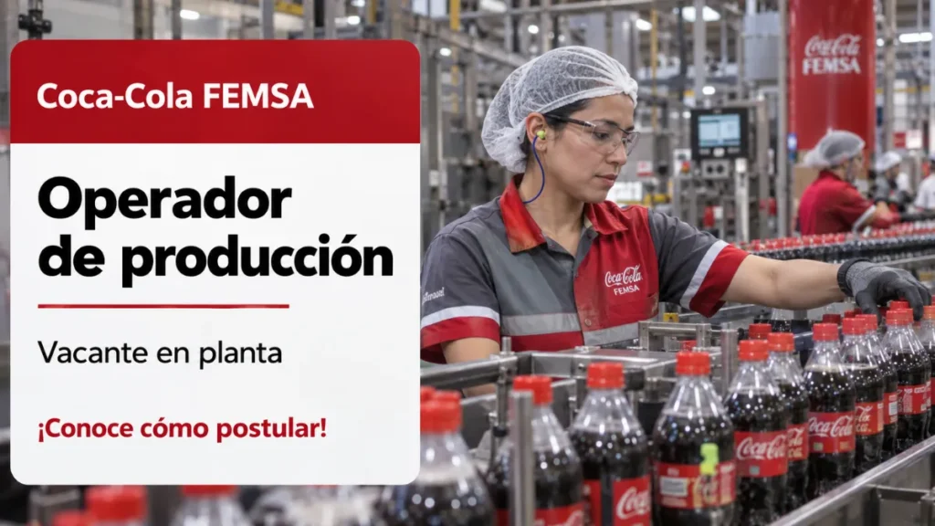 Operador de producción en Coca-Cola FEMSA